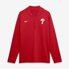 Philadelphia Phillies Nike Authentic Collection Dri-FIT Raglan Half-Zip Pullover - MLB Pullover