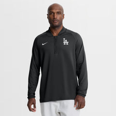 Los Angeles Dodgers Nike Authentic Collection Dri-FIT Raglan Half-Zip Pullover - MLB Pullover
