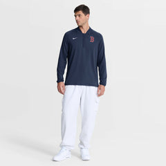 Boston Red Sox Nike Authentic Collection Dri-FIT Raglan Half-Zip Pullover - MLB Pullover