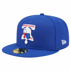 Royal Philadelphia 76ers Core Logo 59FIFTY Fitted Hat | NBA