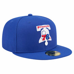 Royal Philadelphia 76ers Core Logo 59FIFTY Fitted Hat | NBA