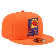 Orange Phoenix Suns Core Logo 59FIFTY Fitted Hat | NBA