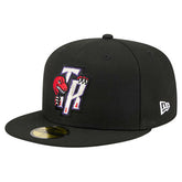 Black Toronto Raptors Core Logo 59FIFTY Fitted Hat | NBA