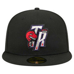 Black Toronto Raptors Core Logo 59FIFTY Fitted Hat | NBA