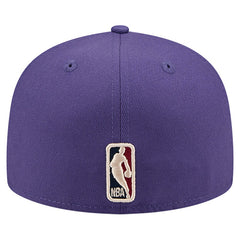 Purple Utah Jazz Core Logo 59FIFTY Fitted Hat | NBA