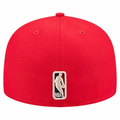 Red Atlanta Hawks Core Logo 59FIFTY Fitted Hat | NBA