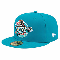 Teal Detroit Pistons Core Logo 59FIFTY Fitted Hat sale | NBA
