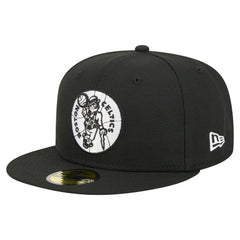 Black Boston Celtics 59FIFTY Fitted Hat | NBA