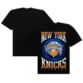 Black New York Knicks Authmade Vintage Metal Premium Heavyweight T-Shirt | NBA