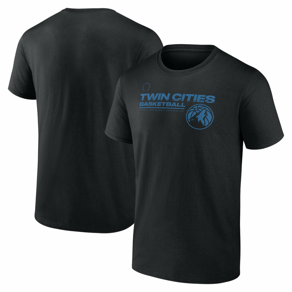 Black Minnesota Timberwolves Steadfast Effort T-Shirt | NBA