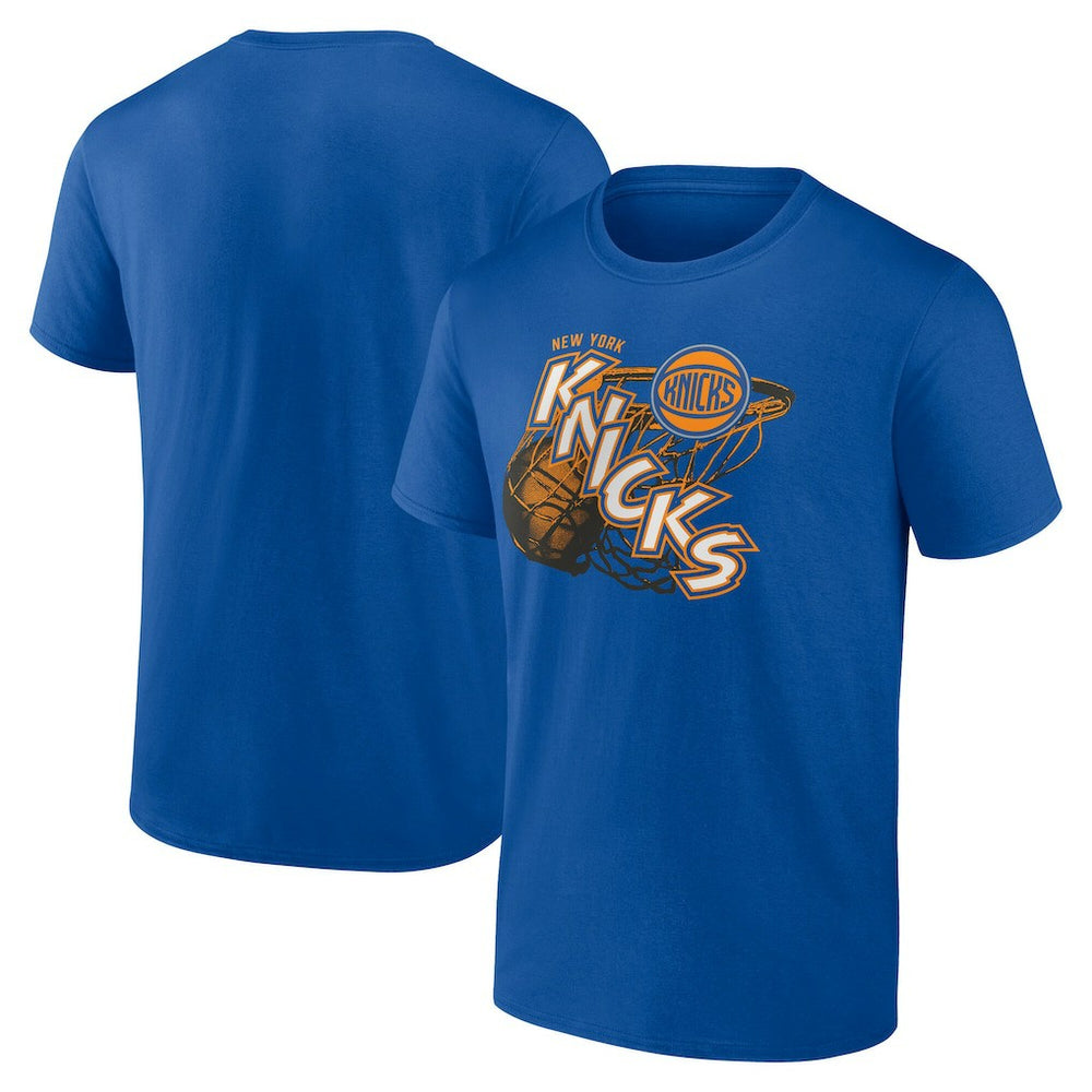 Blue New York Knicks Earnest Passion T-Shirt | NBA