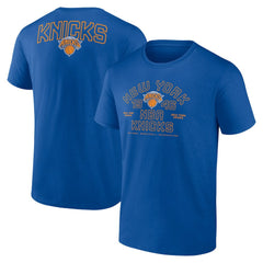 Blue New York Knicks Indomitable Drive T-Shirt | NBA
