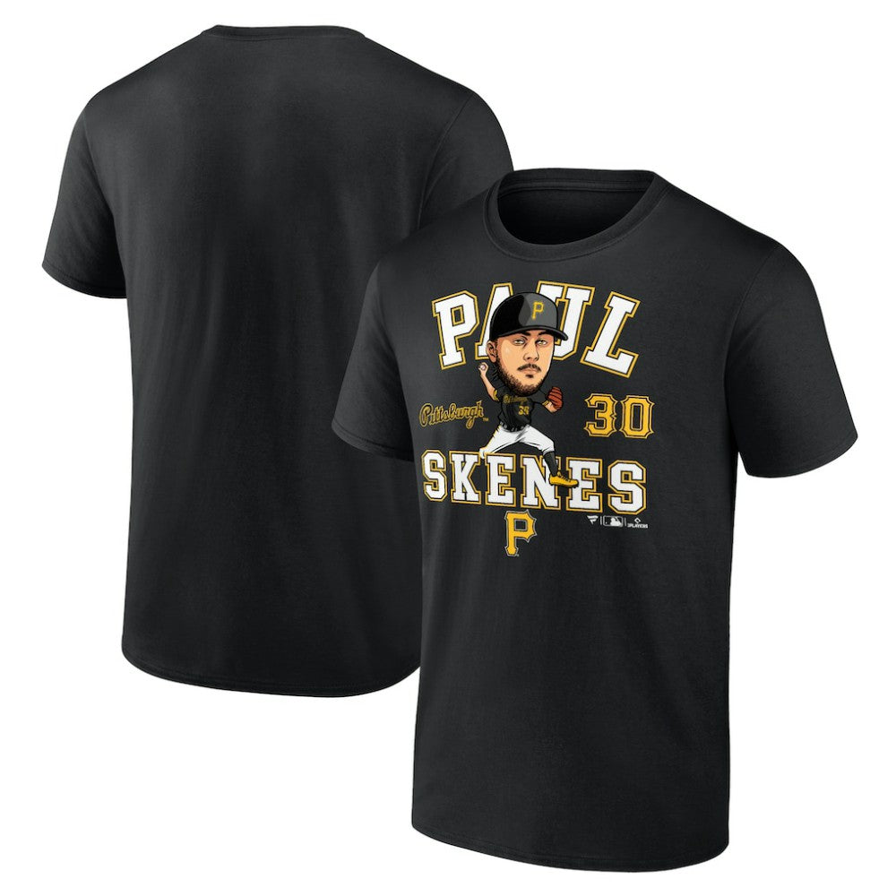 Paul Skenes Pittsburgh Pirates Fanatics Hometown Caricature T-Shirt - MLB T-shirts