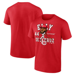 Elly De La Cruz Cincinnati Reds Fanatics Hometown Caricature T-Shirt - MLB T-shirts