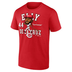 Elly De La Cruz Cincinnati Reds Fanatics Hometown Caricature T-Shirt - MLB T-shirts