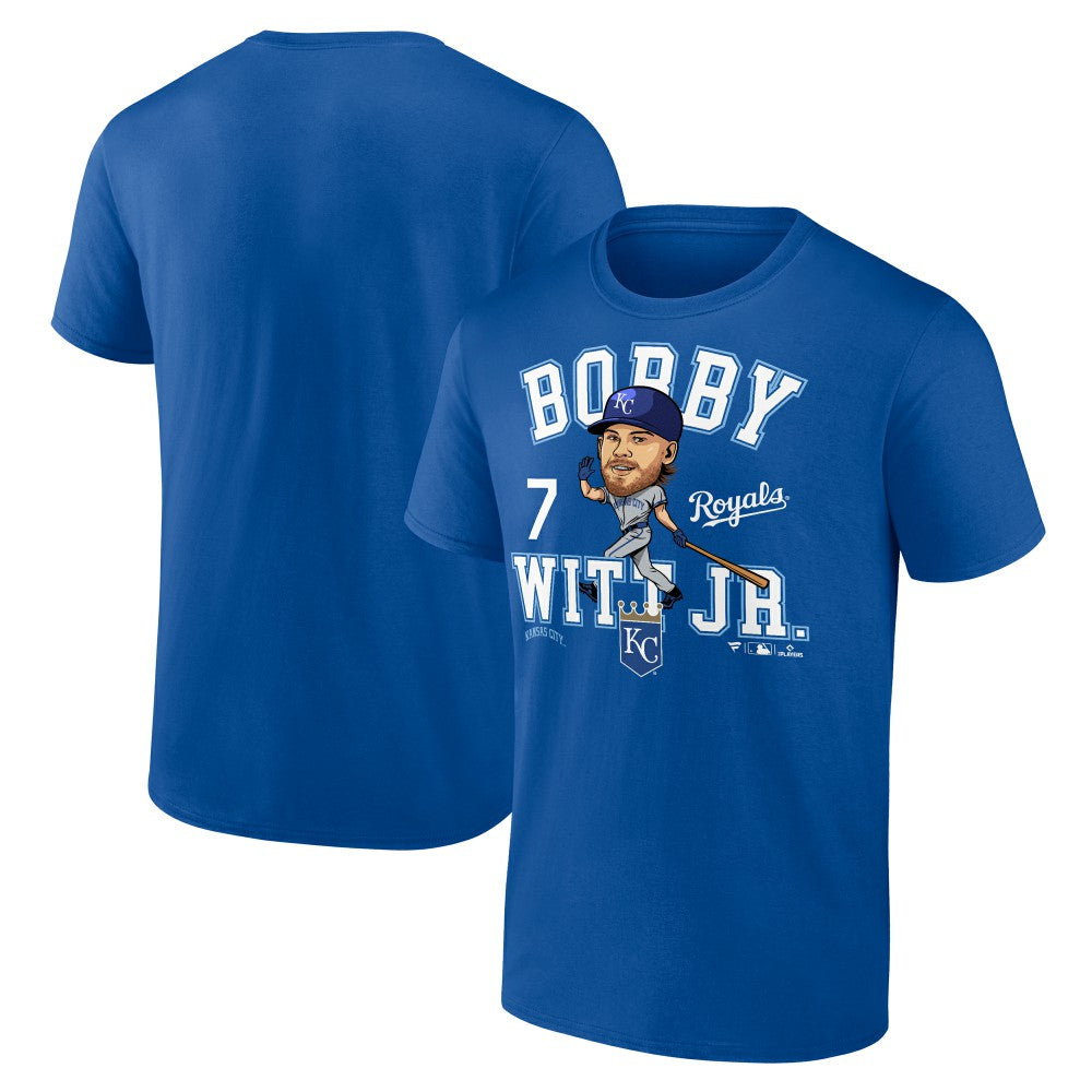 Bobby Witt Jr. Kansas City Royals Fanatics Hometown Caricature T-Shirt - MLB T-shirts