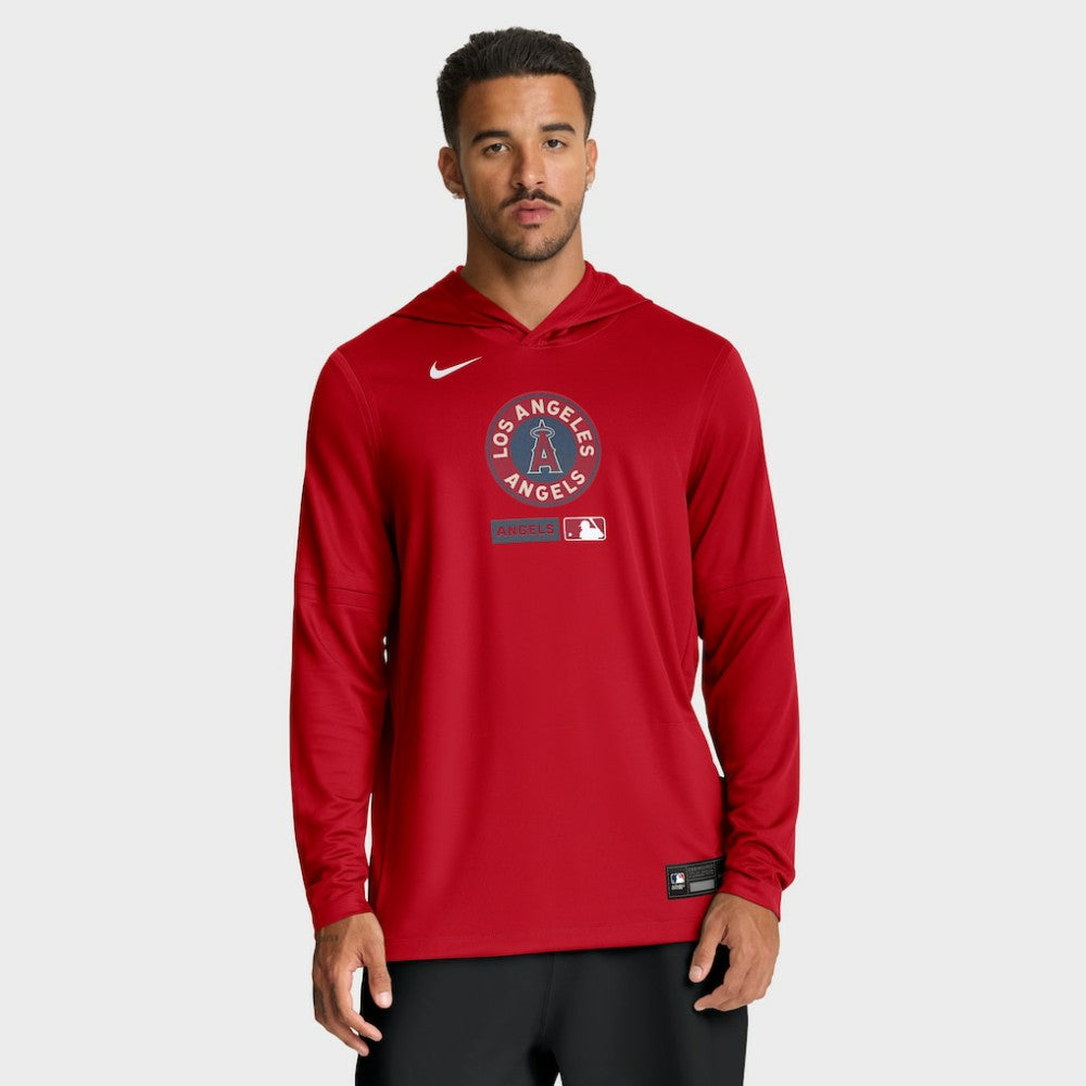 Los Angeles Angels Nike City Connect Dri-FIT Long Sleeve Hooded T-Shirt - MLB T-shirts