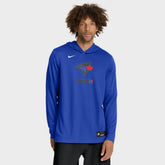 Toronto Blue Jays Nike City Connect Dri-FIT Long Sleeve Hooded T-Shirt - MLB T-shirts