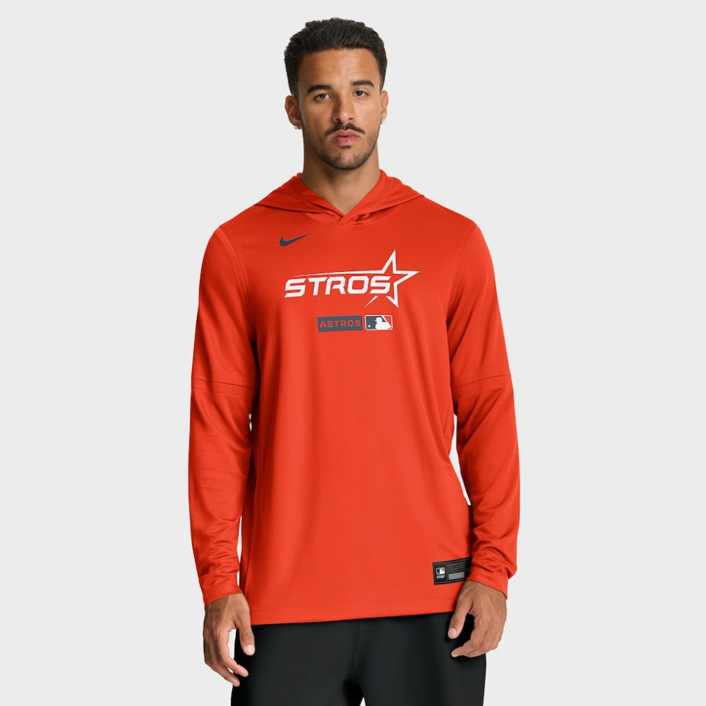 Houston Astros Nike City Connect Dri-FIT Long Sleeve Hooded T-Shirt - MLB T-shirts