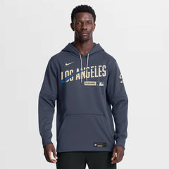 Los Angeles Dodgers Nike Authentic Collection City Connect Therma-FIT Hoodie - MLB Hoodies