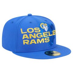 Los Angeles Rams Overlap Wordmark 59FIFTY Fitted Hat | NFL Online