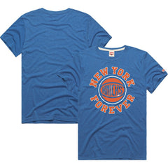 Blue New York Knicks Homage Forever Tri-Blend T-Shirt | NBA