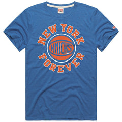 Blue New York Knicks Homage Forever Tri-Blend T-Shirt | NBA