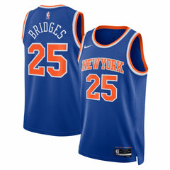 Blue Mikal Bridges New York Knicks Unisex Swingman Jersey | NBA