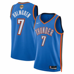 Blue Chet Holmgren Oklahoma City Thunder Unisex 2025 NBA Finals Swingman Jersey | NBA