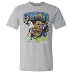 Heather Gray Anthony Edwards Minnesota Timberwolves 500 Level Collage T-Shirt | NBA