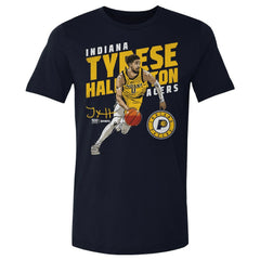 Navy Tyrese Haliburton Indiana Pacers 500 Level Slant T-Shirt | NBA