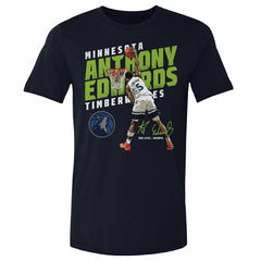 Navy Anthony Edwards Minnesota Timberwolves 500 Level Slant T-Shirt | NBA