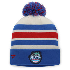 New York Rangers Fanatics 2026 NHL Winter Classic Cuffed Pom Knit Hat - NHL Hats