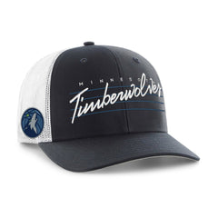 Navy Minnesota Timberwolves '47 Downburst Trucker Adjustable Hat | NBA