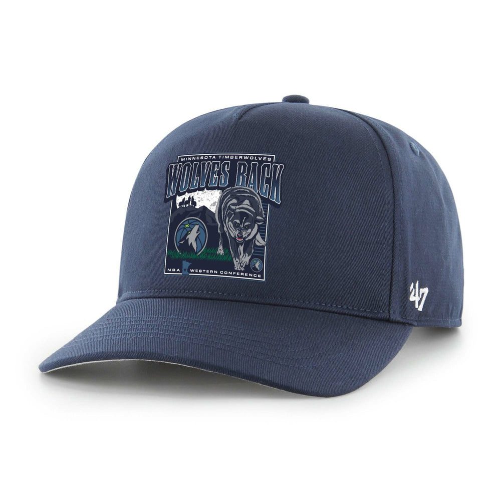 Navy Minnesota Timberwolves '47 Solid Hitch Adjustable Hat | NBA