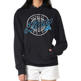 Detroit Lions G-III 4Her by Carl Banks Women's Pinstripe Circle Fleece Pullover Hoodie | NFL On sale