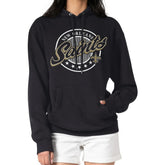 New Orleans Saints G-III 4Her by Carl Banks Women's Pinstripe Circle Fleece Pullover Hoodie | NFL Hot