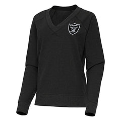 Las Vegas Raiders Antigua Women's Varsity Tri-Blend V-Neck Long Sleeve T-Shirt | NFL On sale
