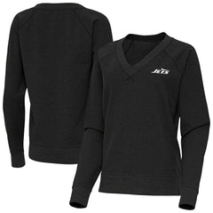 New York Jets Antigua Women's Varsity Tri-Blend V-Neck Long Sleeve T-Shirt | NFL Near me