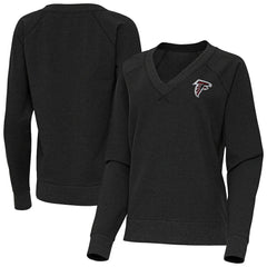 Atlanta Falcons Antigua Women's Varsity Tri-Blend V-Neck Long Sleeve T-Shirt | NFL Sale