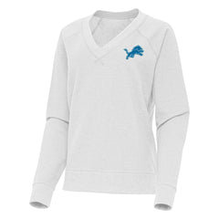 Detroit Lions Antigua Women's Varsity Tri-Blend V-Neck Long Sleeve T-Shirt | NFL Online