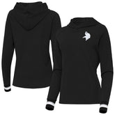 Minnesota Vikings Antigua Women's Trek Raglan Pullover Hoodie | NFL US