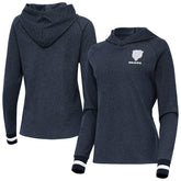 Chicago Bears Antigua Women's Trek Raglan Pullover Hoodie | NFL Near me