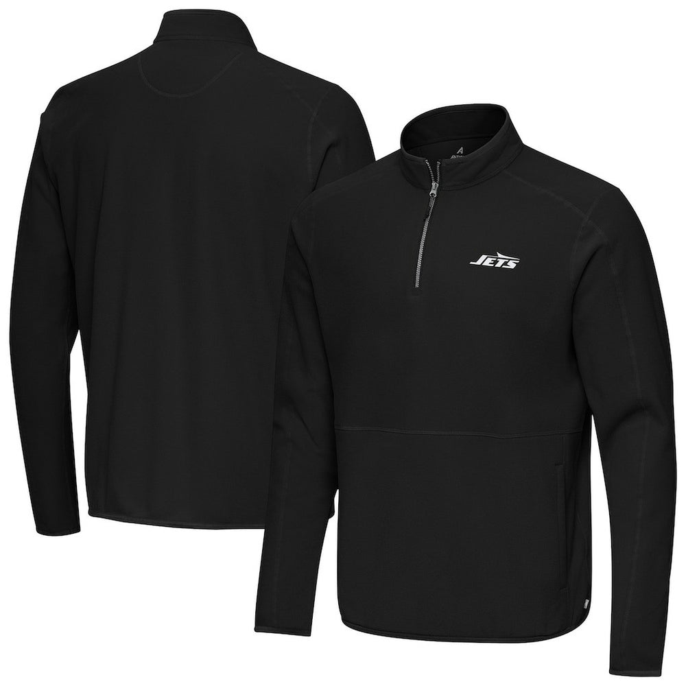 New York Jets Antigua Step Up Quarter-Zip Pullover | NFL Outlet
