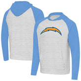 Los Angeles Chargers Antigua Urgent Raglan Pullover Hoodie | NFL Discount