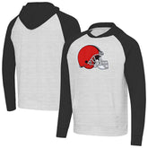 Cleveland Browns Antigua Urgent Raglan Pullover Hoodie | NFL On sale
