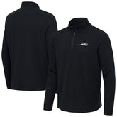 New York Jets Antigua Sync Tri-Blend Quarter-Zip Pullover | NFL Discount