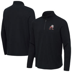 Cleveland Browns Antigua Throwback Sync Tri-Blend Quarter-Zip Pullover | NFL Online