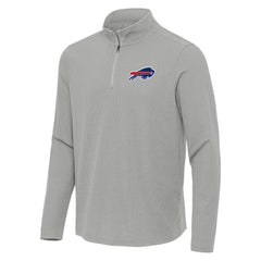 Buffalo Bills Antigua Sync Tri-Blend Quarter-Zip Pullover | NFL New