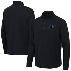 Carolina Panthers Antigua Sync Tri-Blend Quarter-Zip Pullover | NFL Discount